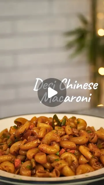 Desi Indo-Chinese Macaroni