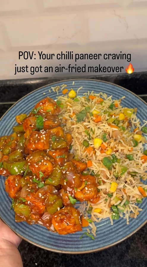 Air-Fried Chilli Paneer