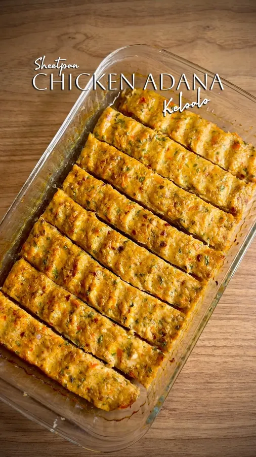 Sheet Pan Chicken Adana Kebabs