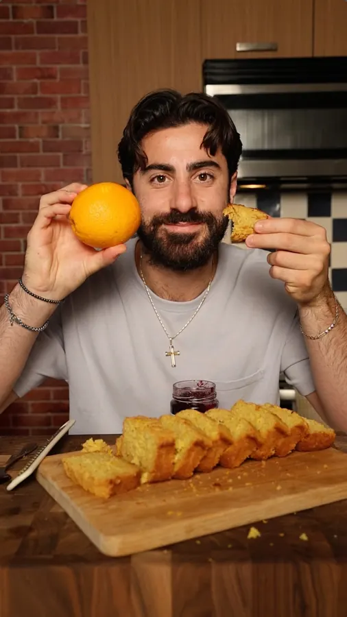 Orange Vanilla Olive Oil Honey Cake