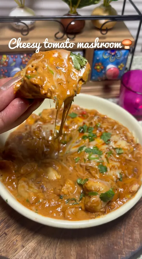 Cheese Mushroom Kadhai