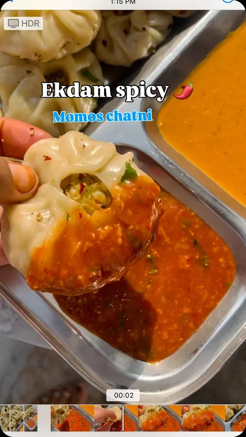 Street-Style Momos Chutney