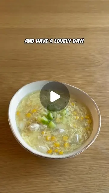 Easy Low-Calorie Chicken Corn Soup