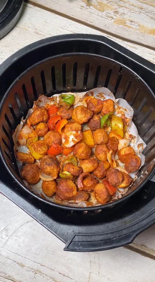 Air-Fryer Soya Chilli