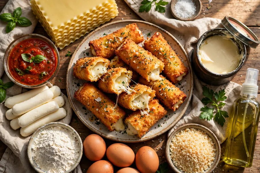 Lasagna Mozzarella Sticks