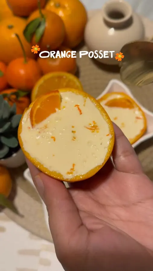 Orange Posset