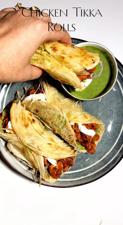 Chicken Tikka Rolls