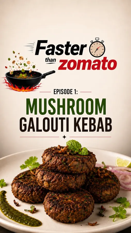 Mushroom Gulati Kebab
