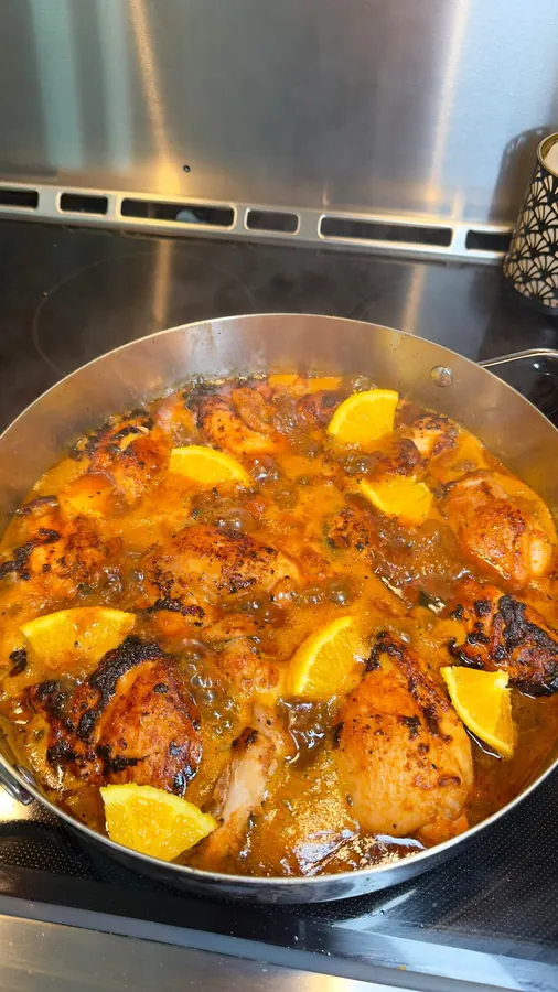 Orange Glazed Chicken with Cilantro Lime Rice