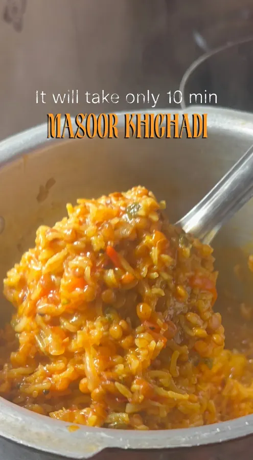 10-Minute Masoor Khichdi