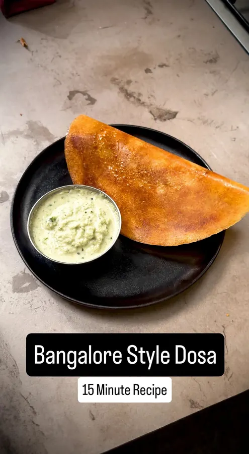 Bangalore-Style Ghee Podi Masala Dosa (15-Min Shortcut)