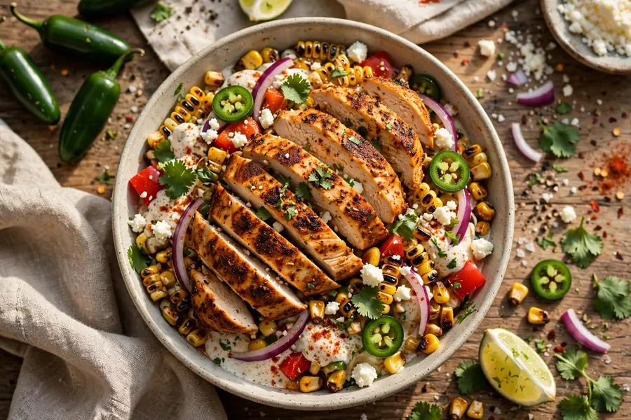Mexican Chicken Corn Salad